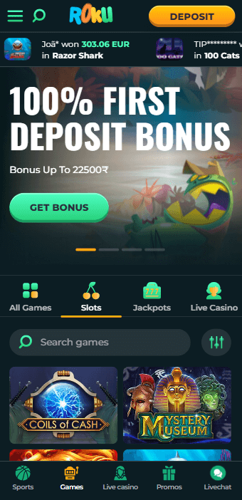 Screenshot of the fourth step to sign up at RokuBet